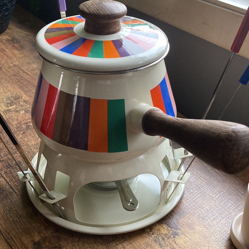 Vintage San Remo fondue set